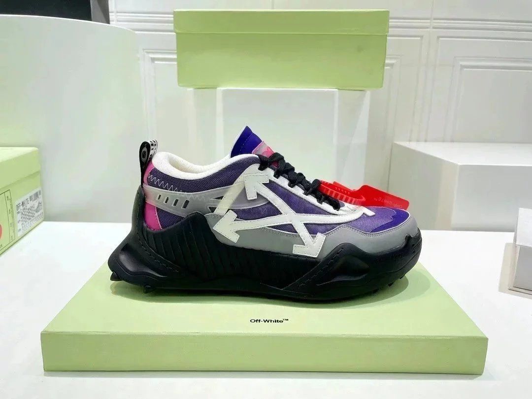 Off-White Industrial Sneaker Purple Shoes