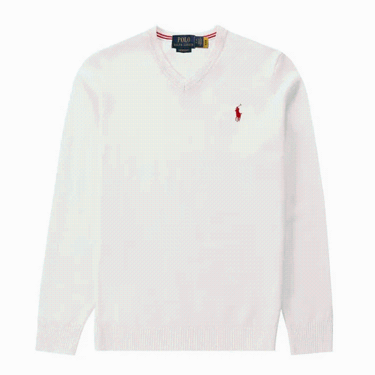 Paul Ralph Lauren Long Sleeve Collar Sweater