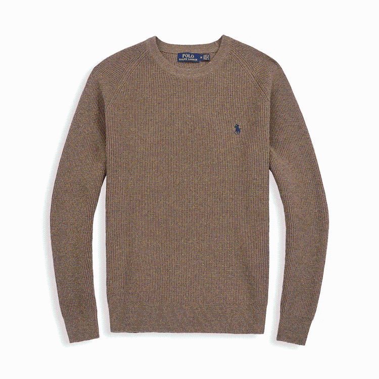Paul Ralph Lauren Pit Stripe Wool Knit Sweater