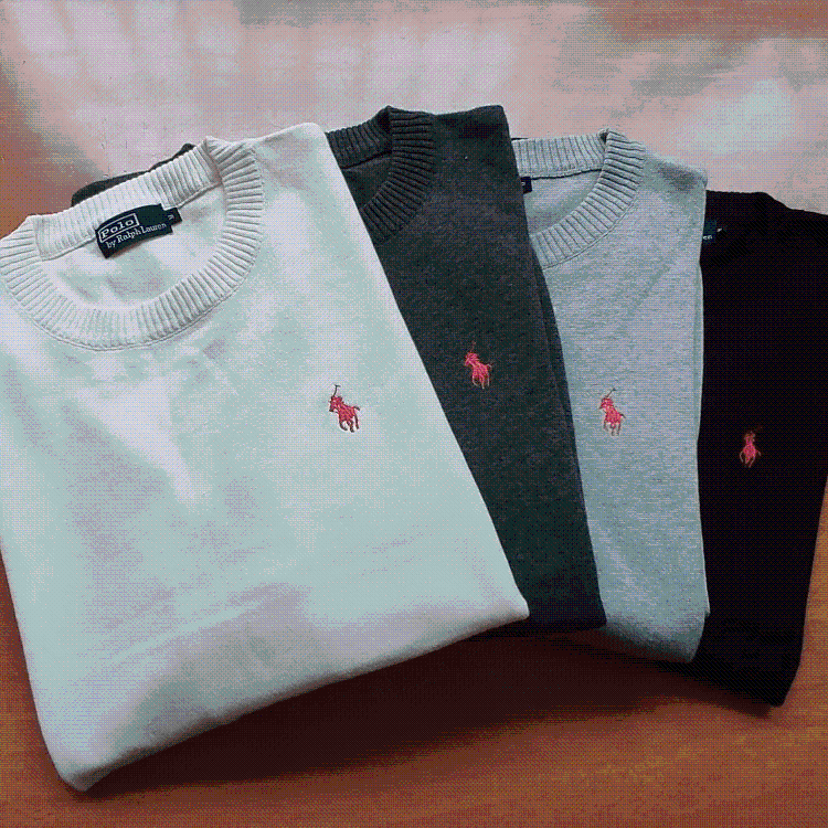 Ralph Lauren Cotton Crew Neck Sweater