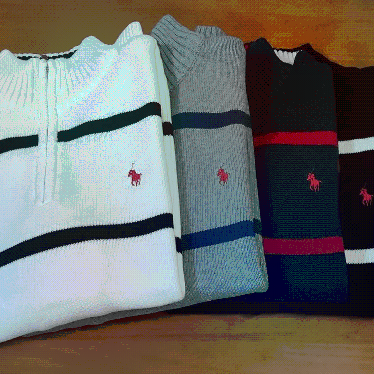 Ralph Lauren Cotton Half-Zip Sweater