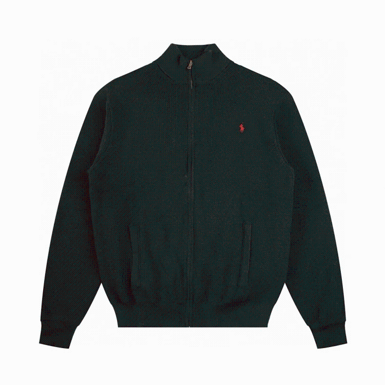Ralph Lauren Men's Classic Knit Zipper Cotton Cardigan