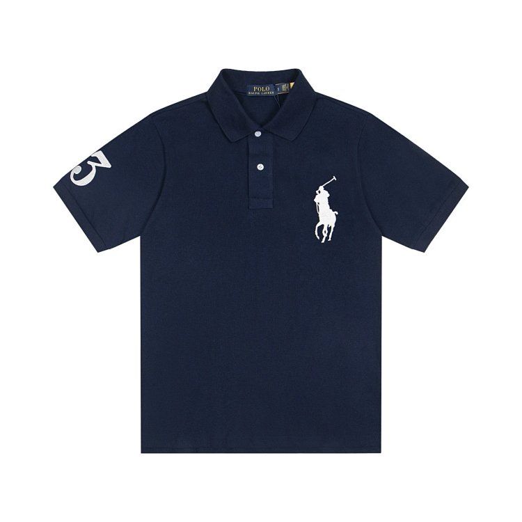 Ralph Lauren Pony Embroidered Paul Short Sleeve Shirt Half Sleeve Pony Labeled