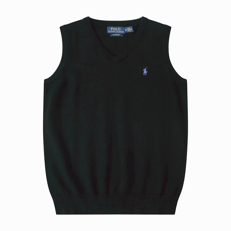 Ralph Lauren Vest Sweater Pony Label