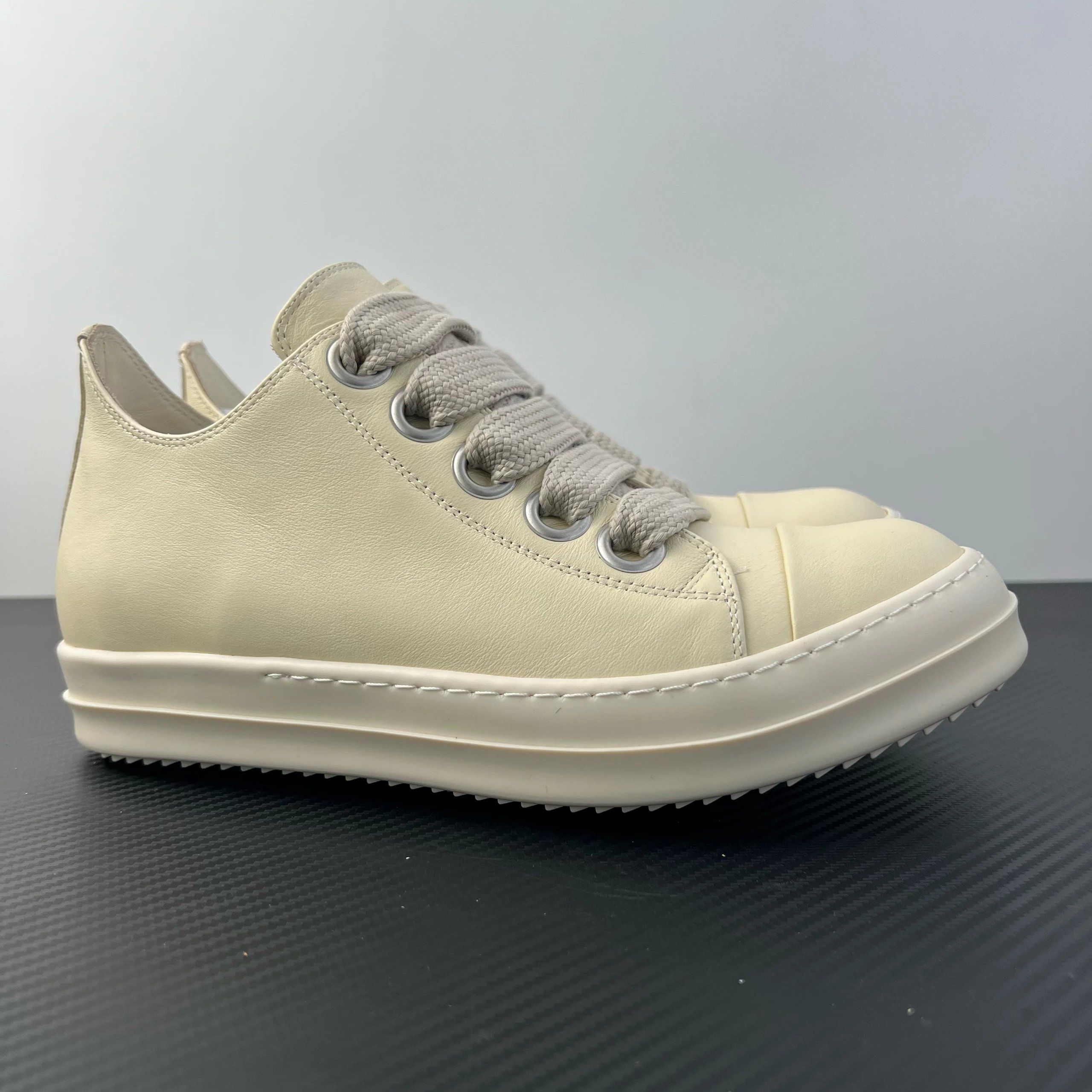Rick Owens DRKSHDW Minimalist Beige Low Top