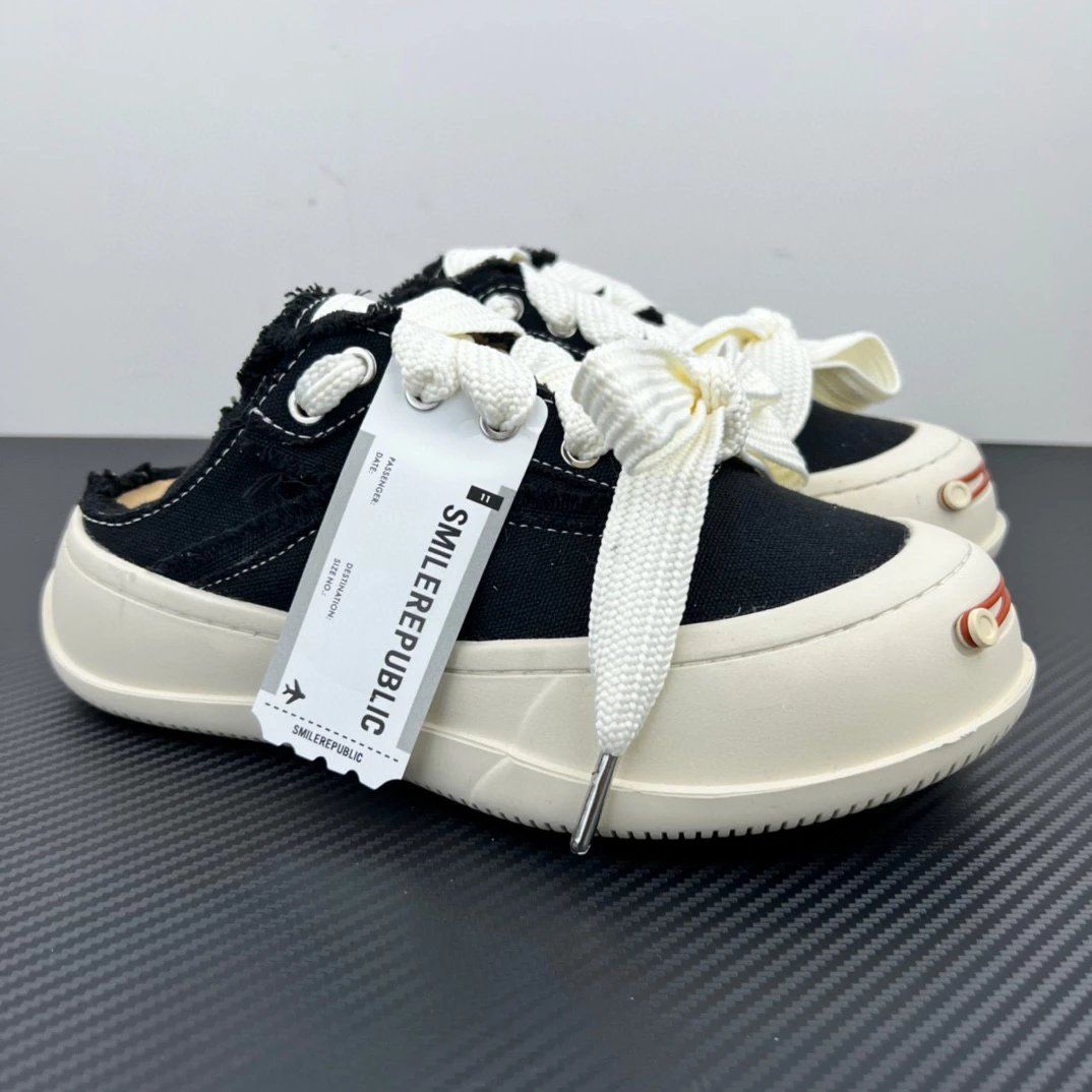 SMILEREPUBLIC Casual Sneakers Black Shoes