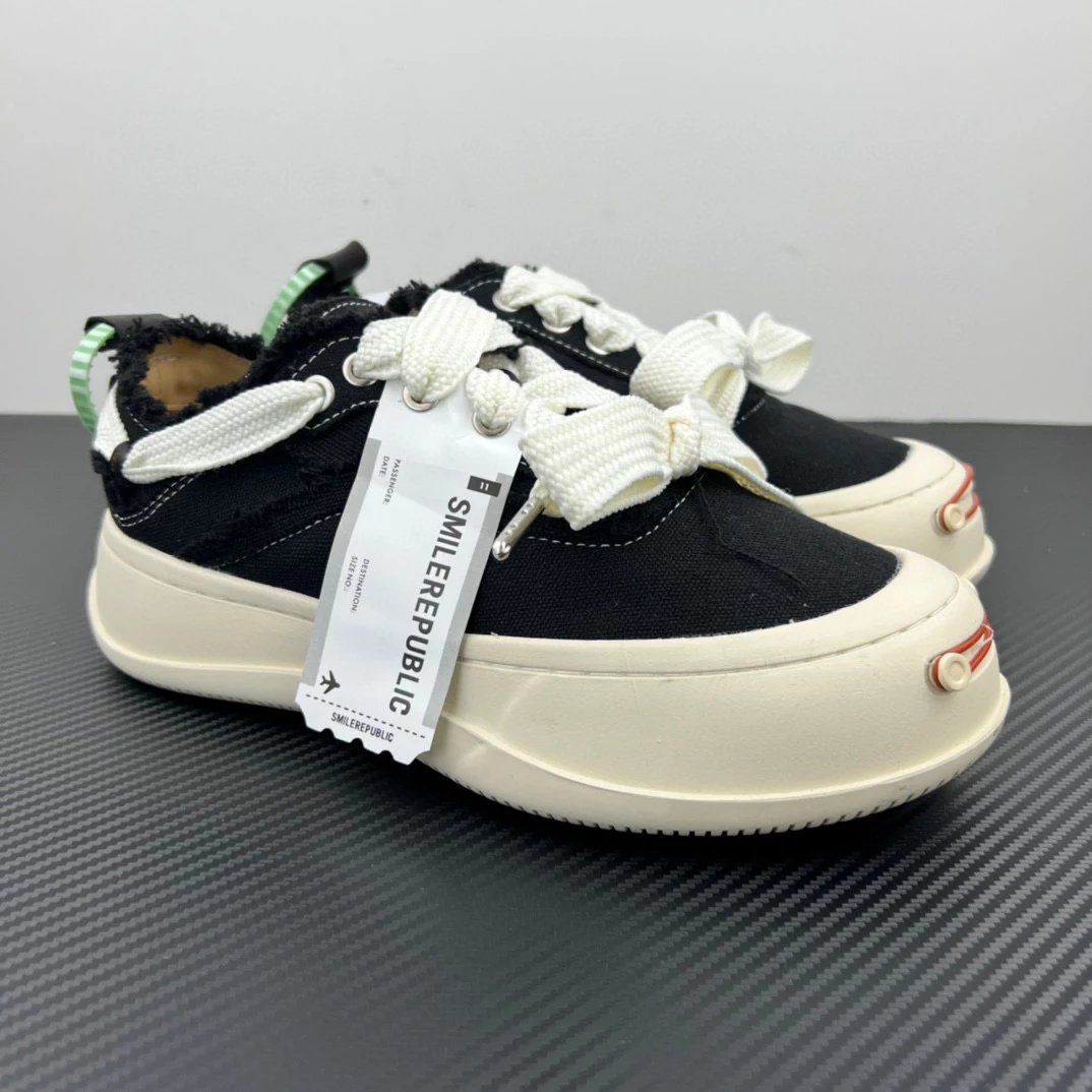 SMILEREPUBLIC Casual Sneakers Black Shoes