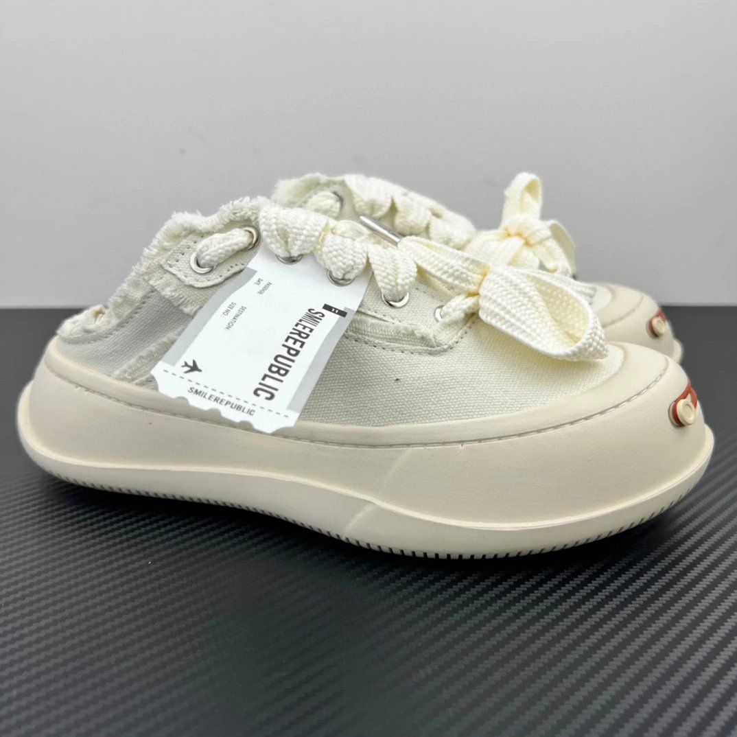 SMILEREPUBLIC Casual Sneakers White Shoes