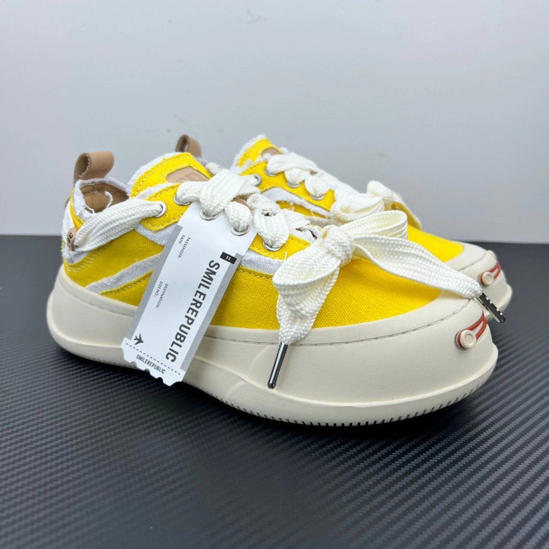 SMILEREPUBLIC Casual Sneakers Yellow Shoes