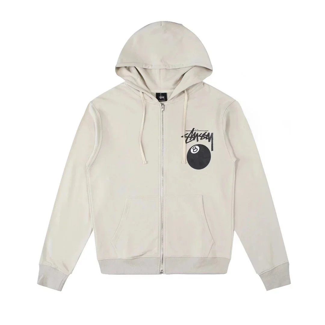Stussy Stussy BallZipHood Black Eight Billiards