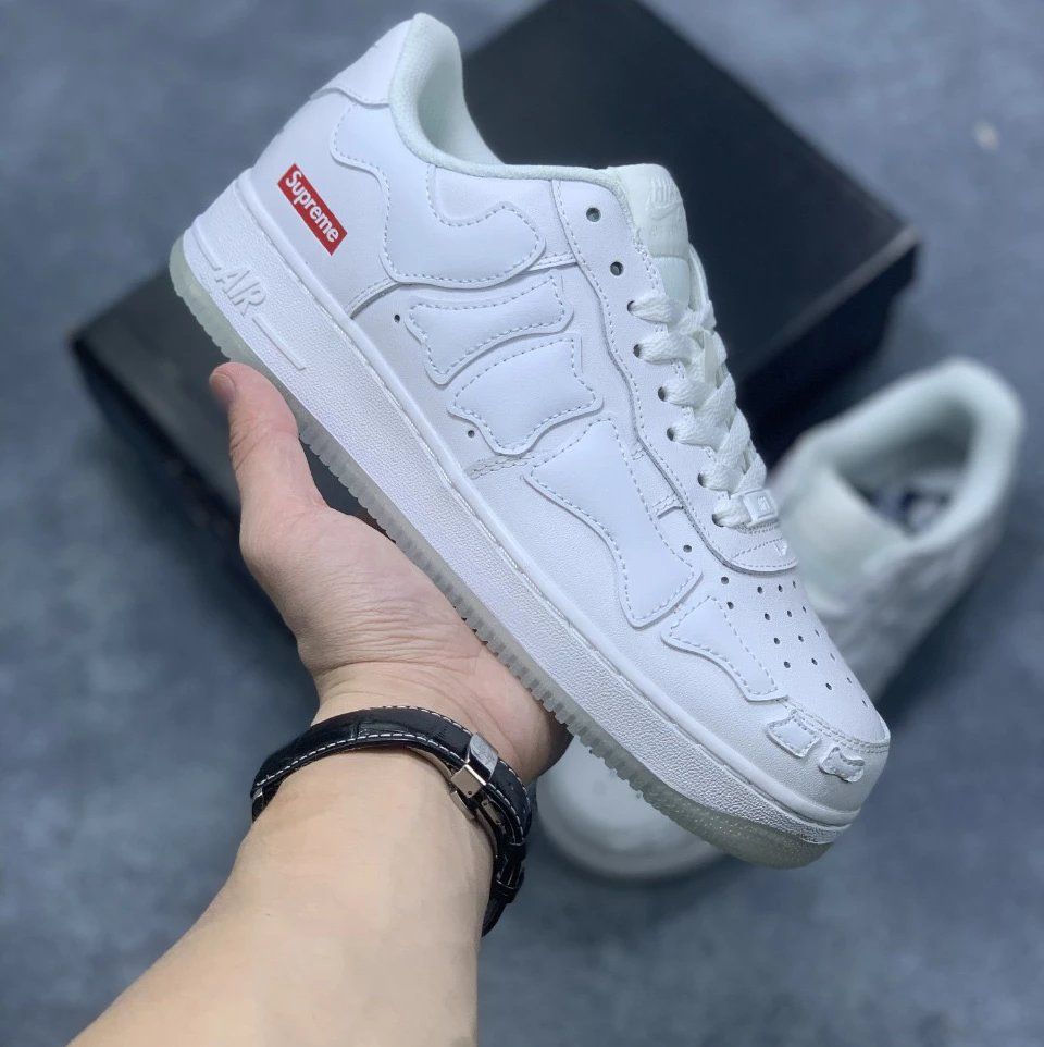 Supreme Air Force 1 Low White Shoes