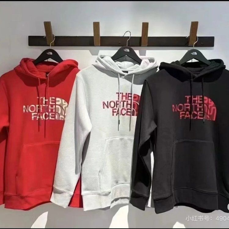 The North Face Couple Printed Hooded Sweatshirt Outdoor New