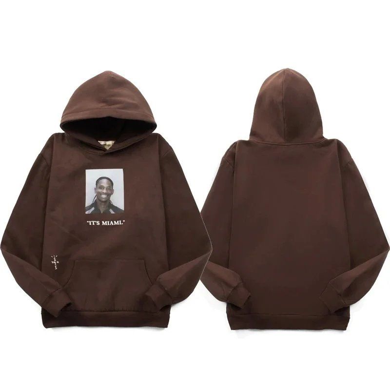 Travisscott vintage retro do old men and women with the same hoodie