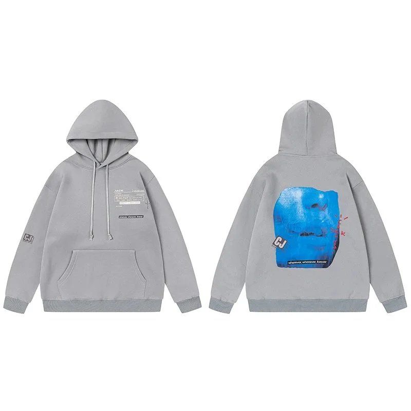 TravisScottCactusJackCJDIGITALGIRL gray hoodie