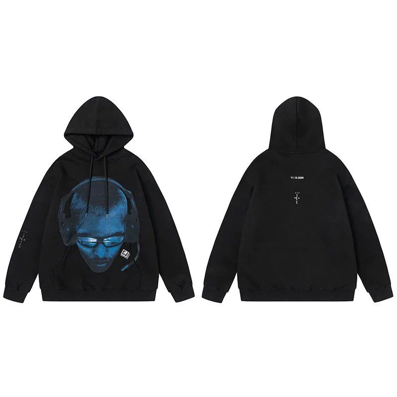 TravisScottCactusJackCorruptedPS co-branded console portrait hoodie