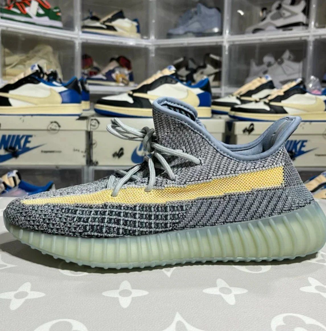 Yeezy Boost 350 V2 Grey Yellow Shoes